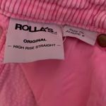 Rolla's Rolla’s High Rise Straight Corduroy Pink Pants Photo 4