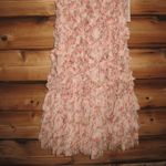 Mac Duggal NWT  8060  Ruffle Tiered Short Sleeve A Line Dress Beige 2 Photo 9