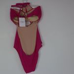 NEW L'Agent by Agent Provocateur Adrina halter cut out swimsuit, pink Pink Size L Photo 5