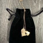 Gold Heart charm necklace:).. Dainty and cute!! Photo 1