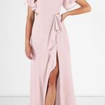 Azazie Blushing Pink Bridesmaids Dress Photo 0