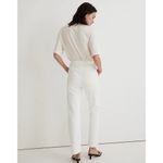 Madewell Womens The '90s Straight Jean: Two-Tone Workwear Edition White Ivory 23 Photo 1