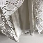 Trixxi  all over white lace textured dress size small Photo 12