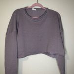 Le lis  Mauve Waffle Knit Sweatshirt Photo 0