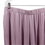Soft Surroundings  Lavender Satin Chic Comfort Pocket Pants Women’s L Photo 2