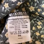 Brandy Melville Multicolor Floral Print Calf Midi Casual Satin Slip Skirt Sz S Photo 4