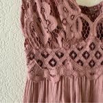 Free People  FP One "Adella" Slip Mini Dress Crochet Tiered Ballet Photo 7