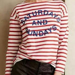 Anthropologie Sundry by  NWT Saturdays and Sunday Long Sleeve Top Photo 0