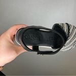 Karl Lagerfeld  | Black and White‎ Espadrille Shoes Wedge Heel 8.5 Photo 5