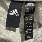 Adidas Gray Essential Jogger with Black Stripes Pockets, Adj Waist, Size M EUC Photo 4