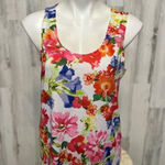 Slinky Brand  Floral tank top size medium Photo 0
