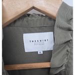 The Shirt‎ By Rochelle Behrens The Star Shirt Green Black Blouse XL Photo 2