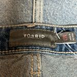 Torrid  Jeans Size 22 Laurel Canyon High Rise Straight Button Fly Distressed NWT Photo 6