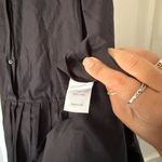 LA LIGNE Stephanie Pleated Maxi Long Sleeve Dress Size XS 100% Cotton Black Photo 4