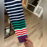 Boden Ella Long sleeve tee top sweater boatneck striped Bretonfrench navy cotton Blue Photo 4