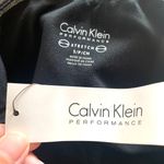 Calvin Klein Performance Stretch 7/8 Leggings in Black/Pistachio Photo 4