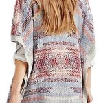 Lucky Brand intarsia button up poncho Photo 4