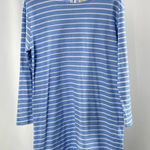 Sail To Sable STS  Long Sleeve Stripe Mini‎ Dress in Blue Size Extra Large Photo 0