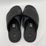 FitFlop  iQushion D-luxe Padded Size 8 EU 39 Black Leather Criss Cross Sandals Photo 4