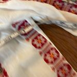 Scotch & Soda  white embroidered red with sequin tassel dress Photo 11