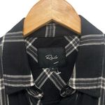 Rails Hunter Shirt Ash Cream Gray Plaid Long Sleeve Button Down Black Women’s S Photo 7