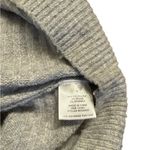 Pink Rose  Women's Gray Ribbed Sweater Photo 3