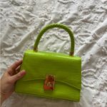 Vibrant Green Quilted Handbag Photo 1