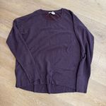 Athleta Purple Long Sleeve Lightweight Pulllover Sweater Photo 0