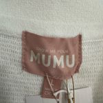 Show Me Your Mumu Zoe Button Sweater Dress Sailor Blue Stripe Knit Photo 5