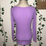Old Navy Longsleeve Waffle Crew Lounge Shirt French Violet Stretch Photo 3