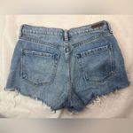 BLANK NYC  The Barrow 28 Blue Distressed Raw Hem Jean Shorts Photo 1