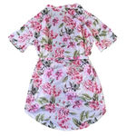 Show Me Your Mumu White Floral Print Robe Short Sleeve Size Small Women's Photo 6