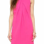 L'Agence  Pink Draped Front 100% Silk Mini Sleeveless Dress Women's Size 4 Photo 0