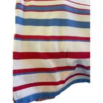 Pendleton Long Sleeve Striped Red White & Blue Scoop Neck Silk Blend Vintage Swe Photo 11