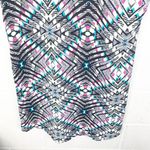 Xhilaration Colorful Kaleidoscope Abstract Print Cap Sleeve Shift Dress Medium Photo 3