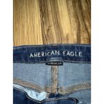 American Eagle  Women's 8 Jeans Blue Curvy Highest Rise Jegging Jeans Distressed Photo 1