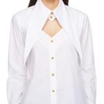 Vivienne Westwood NWOT Authentic  White Heart Orb logo Shirt/IT42 Photo 0