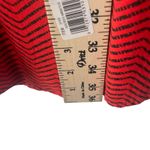 Lucky Brand  Women's‎ Size Small Red Paisley Bohemian Peasant Mini Dress Photo 7