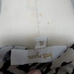 Britt Ryan  beige black animal print blouse size xl Photo 5