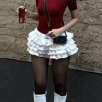 ZARA Red Short Sleeve Top with Embroidered Logo Photo 3