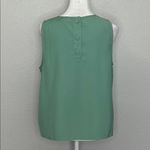 JCrew Factory Satin Tank Top Green Size Medium Photo 2