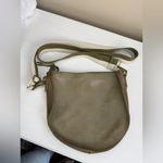 Madewell  The Transport Saddlebag Leather Crossbody Bag Tundra Olive Green Photo 14