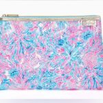 Lilly Pulitzer NEW POUCH BAG Celestial Blue "Seek And Sea” Photo 0