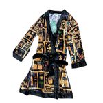 Farm Rio Tropical Velour Robe Kimono W/Beaded Belt Size XS New w/tag $295 Photo 1