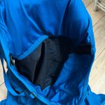 Becca  Turquoise Blue One Shoulder Swim Dress Plus Size 1X Photo 6