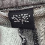 Willi Smith Gray Denim Wide Leg Trouser Jean Size 8 Bootcut Gray Jeans Photo 6