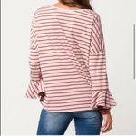 We The Free Round About Striped Peplum Top Small Photo 2