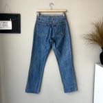 SLVRLAKE Denim Jeans Hero Pacific Blue Denim Slim Fit High Rise Jeans Size 25 Photo 9