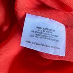 Tory Burch  Orange and white boho silk shift dress with long sleeves. Size 8. Photo 3