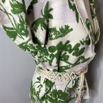 Maje ‎ Imprime Aloha Beige Belted Cardigan Jacket sz 2 SMALL Photo 6